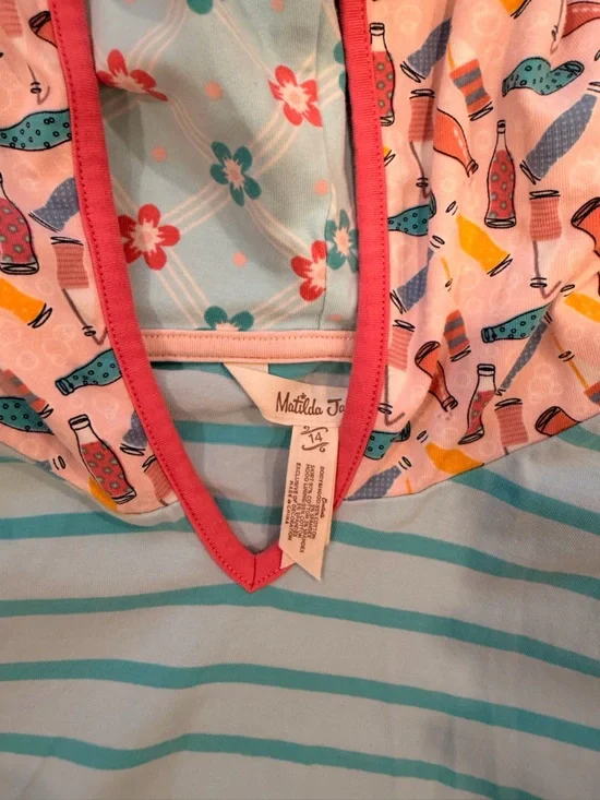 Matilda Jane Floral Patchwork Hooded Dress Size 14 Mixed Print Boho - Picture 2 of 2